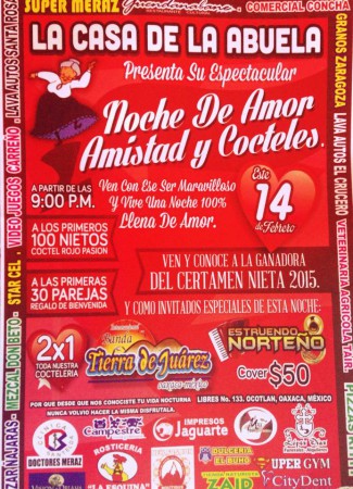 Ven este 14 de febrero